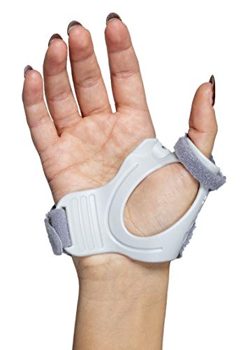 Rigid Thumb Brace Immobilizer by Rapid Thumb Large - Tendonitis Arthritis Relief Pain Recovery - CMC Joint Thumb Stabilizer, Splint Spica, Abducted Thumb