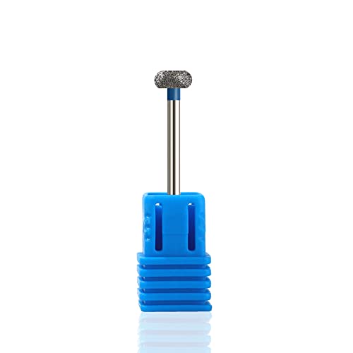 NMKL Electric Round Diamond Drill Bit Cuticle Cleaner 3/32" Nail File Drill Rotary Nail Salon Manicure Pedicure Tool (Medium) Medium