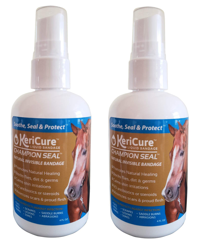 Liquid Bandage, 2 Pack Spray on Wound Care for Horses, Livestock, Large Animal First Aid, Woman Owned Small Business - PawsPlanet Australia