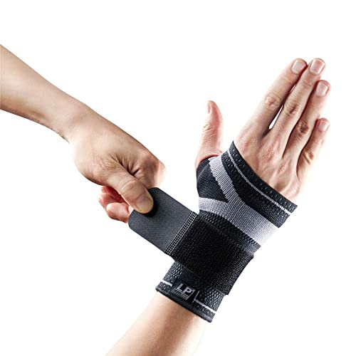 LP SUPPORT 130XT Men & Women Wrist Brace with Strap and Breathable Fitting Knit for Support Grasp Power, Prevent Relieve Carpal Tunnel, Workouts, Fitness and Weightlifting (XXL) Double Extra Large