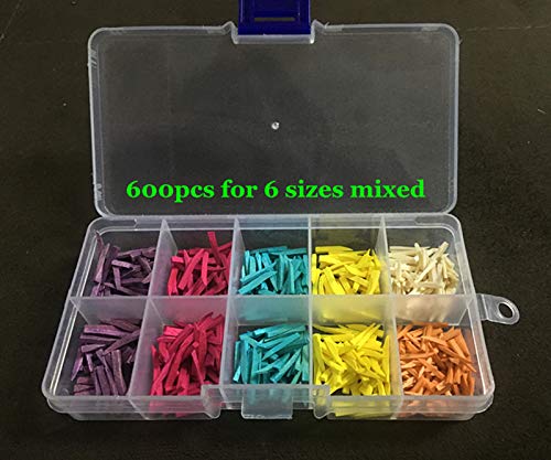 600pcs/Box Mixed Dental Fixing Wood Wooden Wedges for Dental Restoration for Matrices