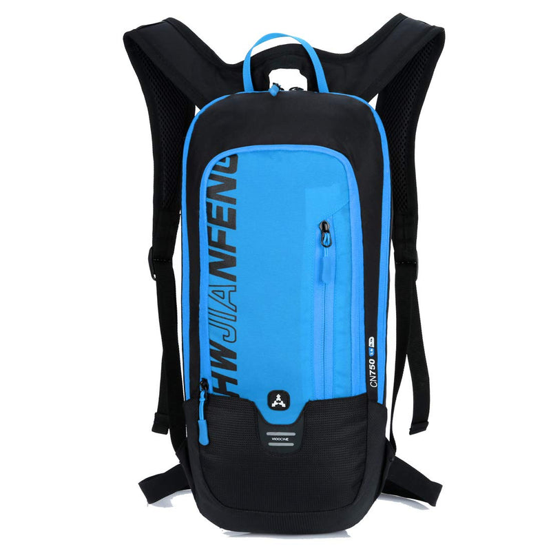 Outdoor Riding Backpack, Outdoor Sport Backpack with Water Bladder Design Biking Backpack Bike Rucksack Hydration Backpack Outdoor Gear for Skiing Running Hiking Cycling Backpack (Blue)