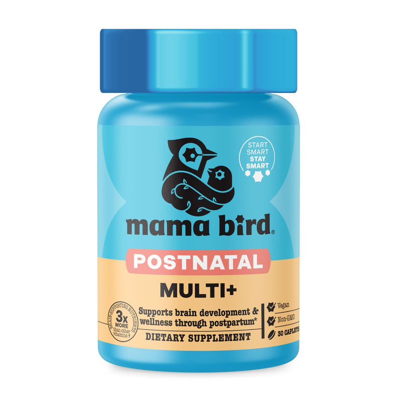 Best Nest Wellness Mama Bird - Postnatal Multi+ (30 Servings) Postnatal Vitamins for Women - Breastfeeding & Postpartum Essentials - Brain Health for Mom & Baby - Methylfolate - Vegan & Gluten Free Postnatal Multi +