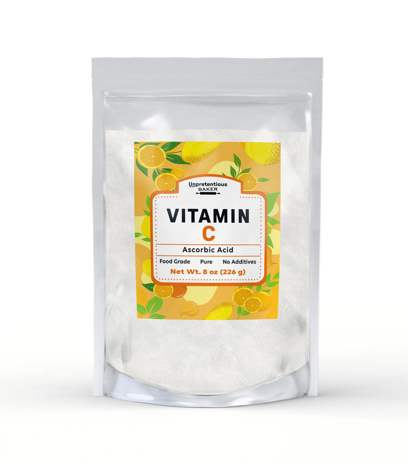 Unpretentious, Vitamin C Powder, 8 Oz | For cooking, baking, and seasoning 8 Ounce (Pack of 1)
