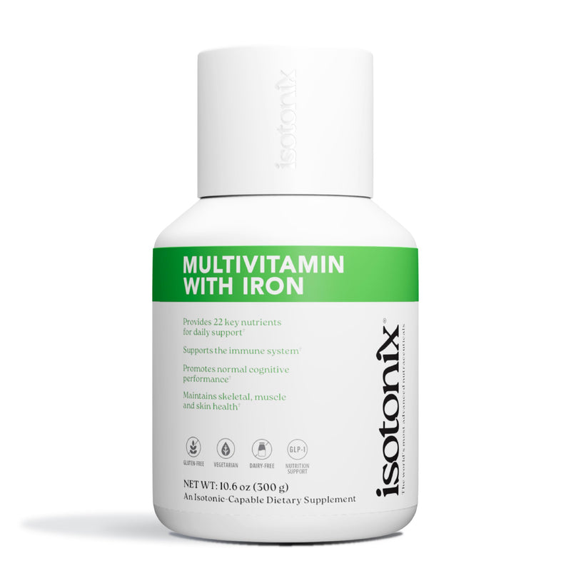 Isotonix Multivitamin with Iron, Methylated B Vitamins, 90 Servings | Complete Isotonic Multivitamin with Iron, Methylated B-Complex & Antioxidants; Energy, Immune & Nervous System Support