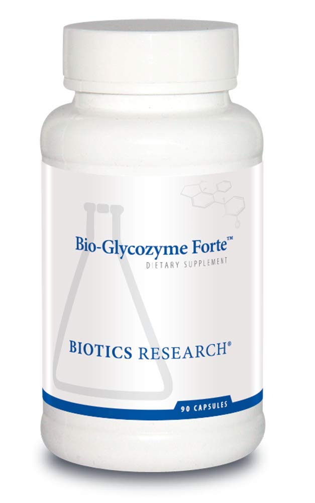 BIOTICS RESEARCH Bio Glycozyme Forte Multivitamin for Glycolytic Support, Vanadium, Zinc, Chromium, Manganese, Inositol, Catalase, Healthy Metabolism and Homocysteine 90 Capsules 90 Count (Pack of 1)