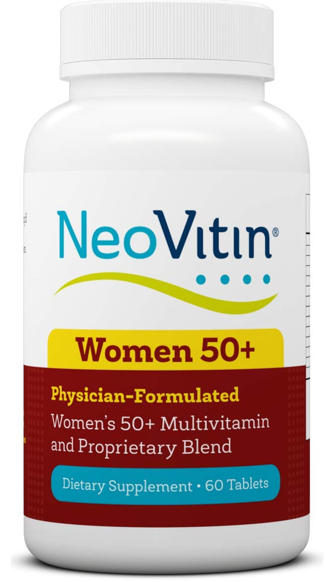 Women's 50+ Formula Multivitamin with Brilliant Blend - Daily Nutritional Support for Women Over 50 (60 Count)