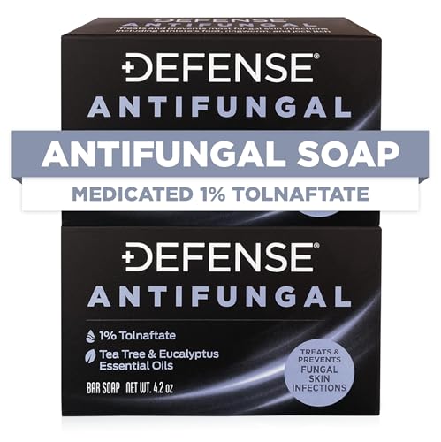 Defense Antifungal Bar Soap 2-Pack 4.2 Ounce (Pack of 2) Bar Only