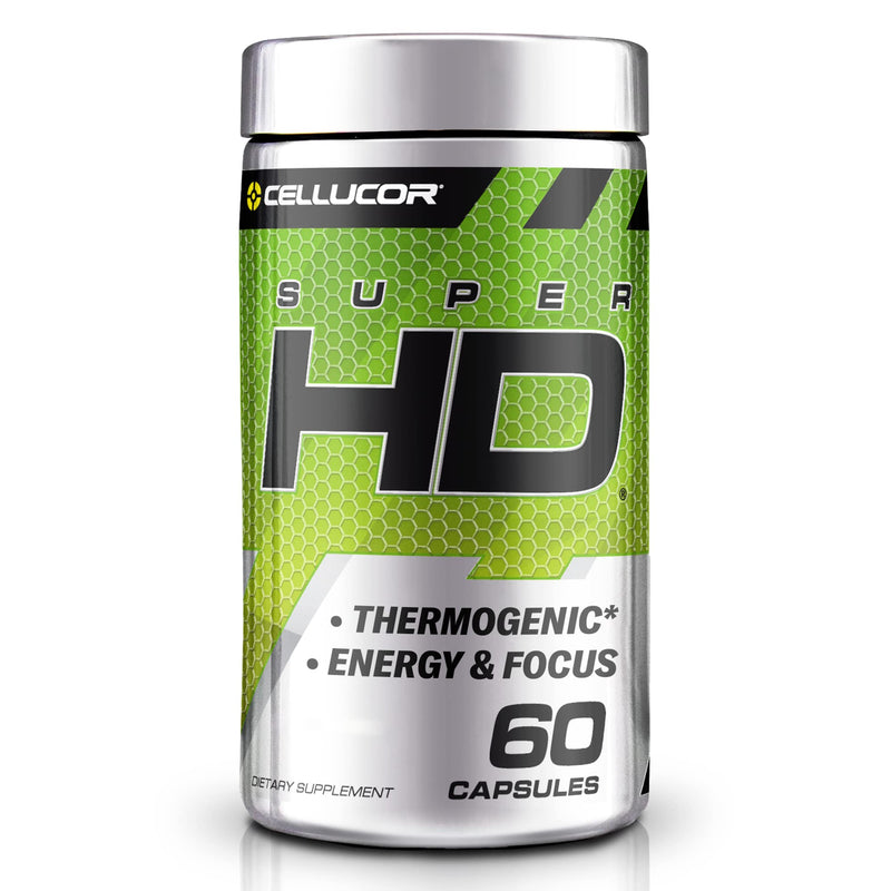 Cellucor Super HD for Men & Women - Enhance Focus and Increase Energy - Capsimax, Green Tea Extract, 160mg Caffeine & More 60 Servings - BeesActive Australia