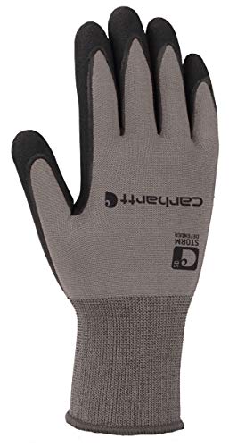 Carhartt mens Storm Defender Thermal-lined Nitrile Glove X-Large (Pack of 1) Grey
