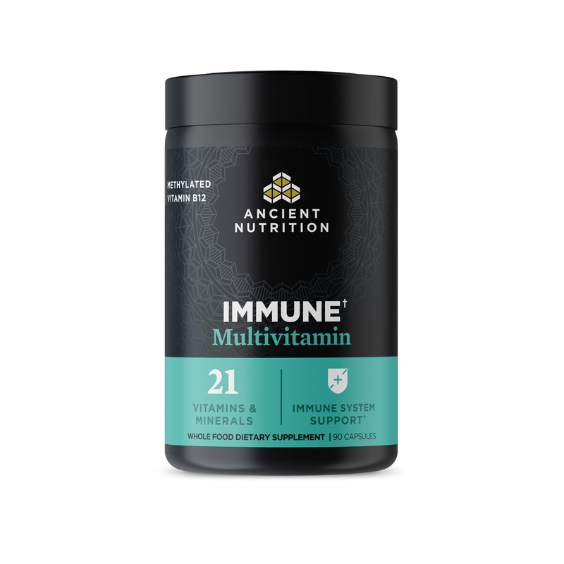 Ancient Nutrition Immune Support Multivitamin, Vitamin D & C, Turmeric