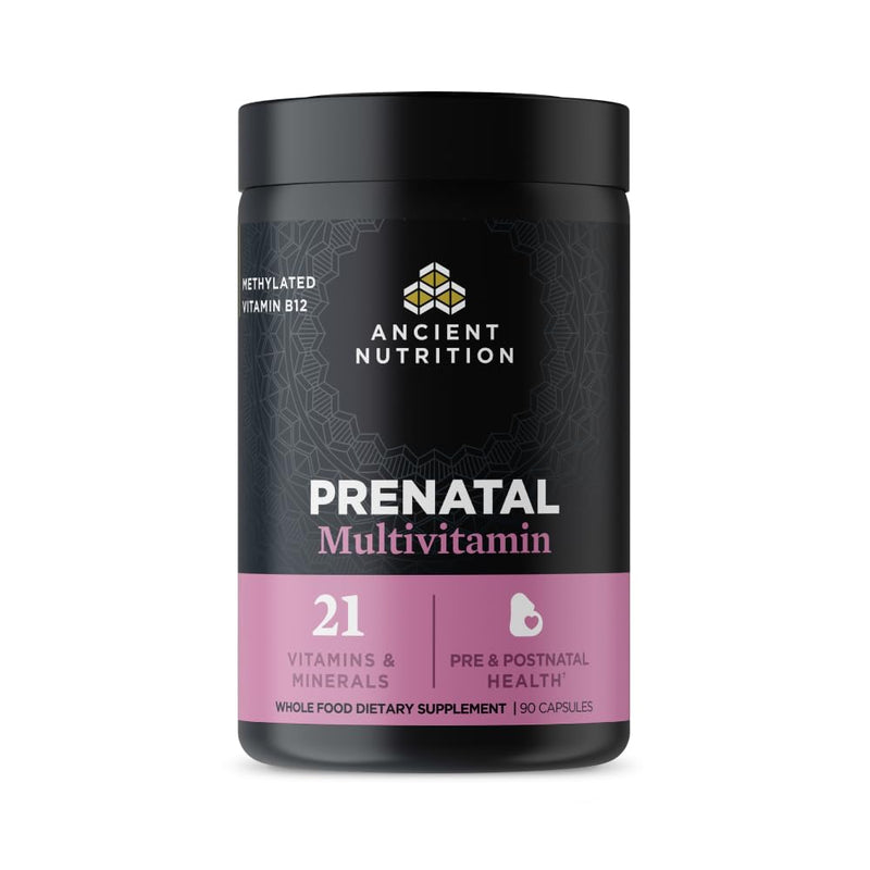 Ancient Nutrition Methylated Prenatal Multivitamin for Women Prenatal (90 count) 90 Count