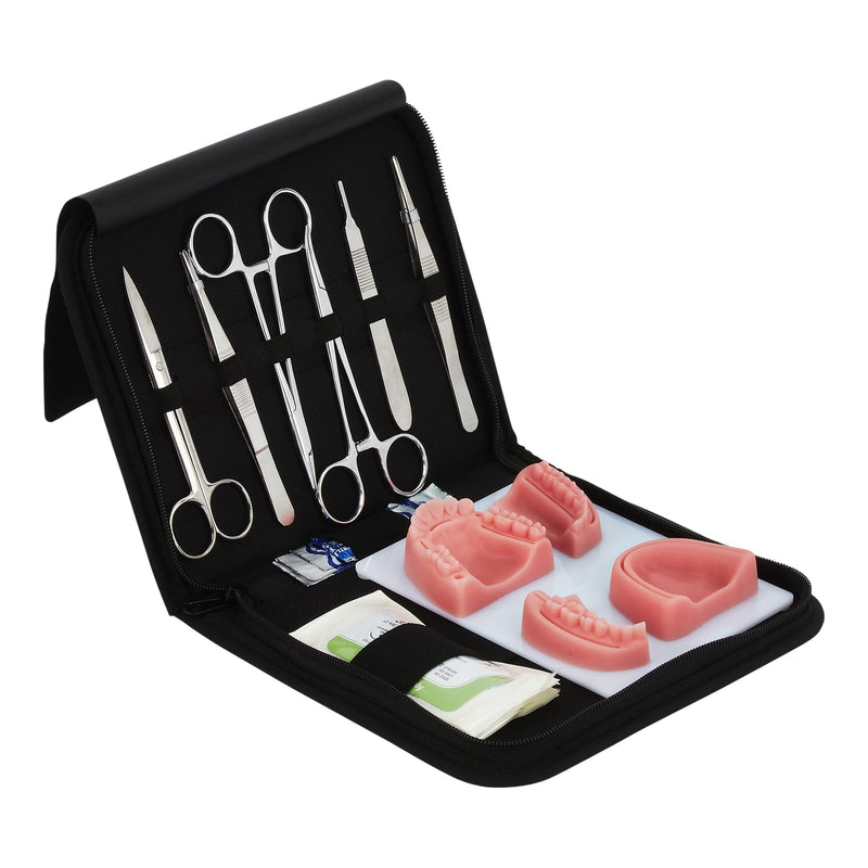 Dental Suture Practice Kit | Complete Suturing Kit Including 4 Suture Pads | Perfect Dentist Gifts | 6 Quality Dental Suture Tools | Suturing Practice | OSCE Dentistry | Perfect Suture Material - BeesActive Australia