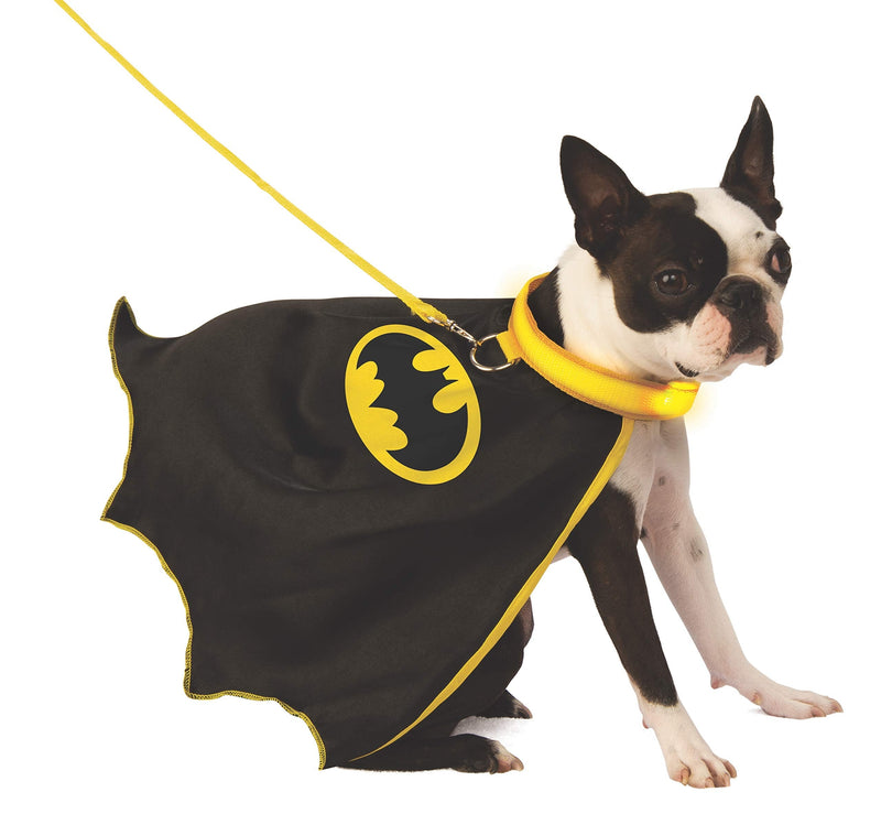 Rubie's DC Comics Batman Cape for Pets with Light-Up Collar and Leash, Large Large (Pack of 1) - BeesActive Australia