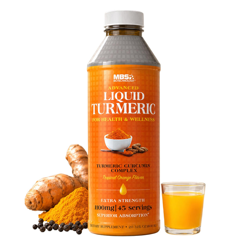 Advanced Liquid Turmeric – High Absorption Curcumin with Black Pepper & Vitamin D3 for Maximum Bioavailability – Joint, Inflammation & Immune Support – 20.3 fl oz