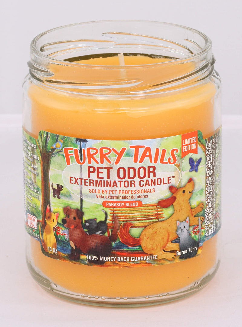 Furry Tails Pet Odor Exterminator 13 Ounce Jar Candle Furry Tails 1 - BeesActive Australia
