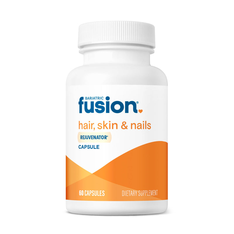 Bariatric Fusion ONE Per Day Bariatric Hair Skin and Nails Vitamins REJUVENATOR for Women | Vegan Hair Growth Vitamins with Biotin, Vitamin B12, and B1 | Easy to Swallow | 60 Capsules 60 Count (Pack of 1)