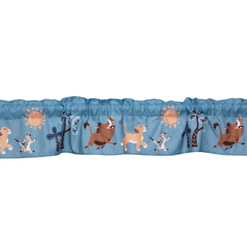 Lambs & Ivy Lion King Adventure Window Valance, Blue - BeesActive Australia