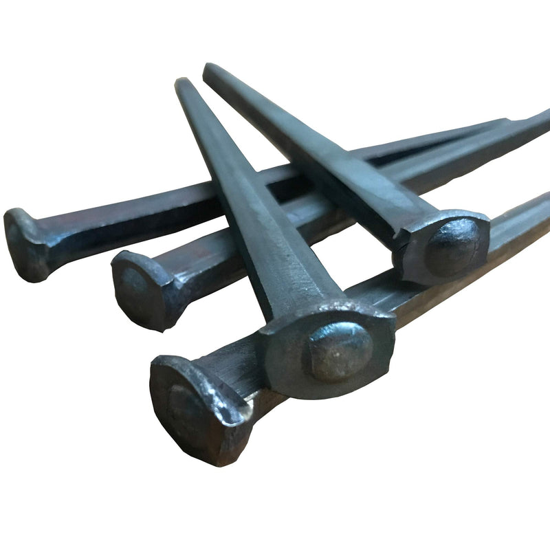 6"- Steel Square Common Rose Head STANDARD-60d - Large Spike Nails (5 Nails) - BeesActive Australia