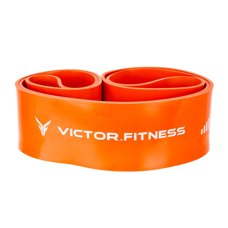 Rise Bands Heavy-Duty Exercise Resistance Band for Physical Therapy, Fitness, Muscle Development, Rehab, Mobility, Stretching, and More Orange Level 6 (85-230lbs)