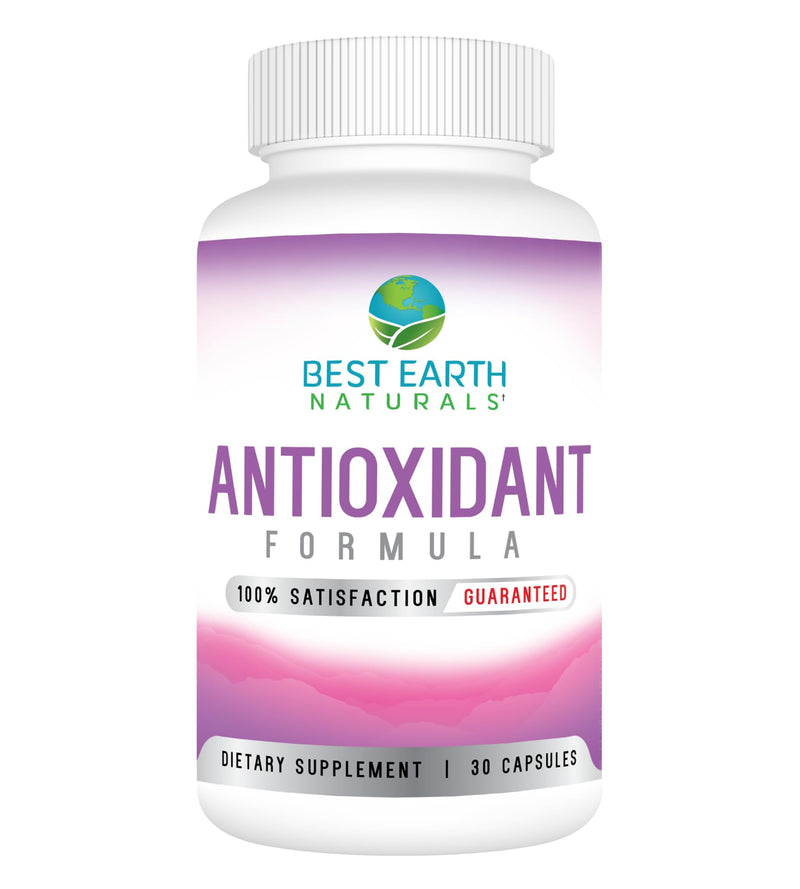 Best Earth Naturals Antioxidant Supplement with Pomegranate, Mangosteen, Goji Berry Capsules for Immune Support - 30 Day Supply 30 Count (Pack of 1)
