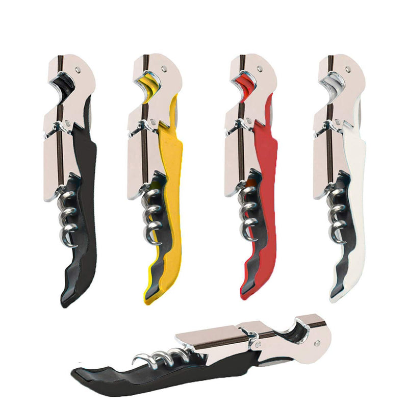 Professional Waiter Corkscrew Wine Openers Set (4 PCS),Upgraded With Heavy Duty Stainless Steel Hinges Wine Key for Restaurant Waiters, Sommelier, Bartenders - BeesActive Australia