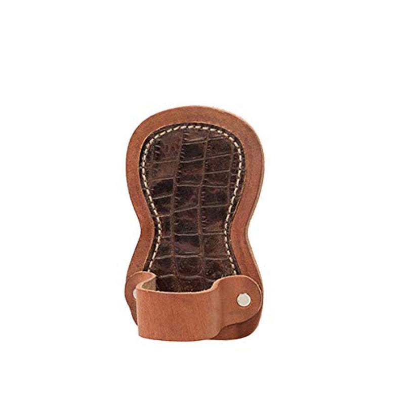 Weaver Leather Fashion Show Comb Holder, Crocodile Brown - BeesActive Australia