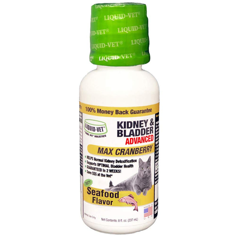 Feline Kidney & Bladder Advanced Formula, Seafood Flavor, 8 oz - BeesActive Australia
