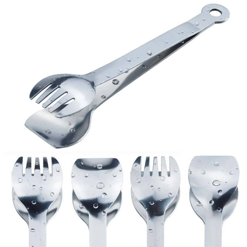HINMAY Mini Serving Tongs 6-Inch Stainless Steel Small Appetizer Tongs, Set of 4 (Mirror Polished) Mirror Polished - BeesActive Australia