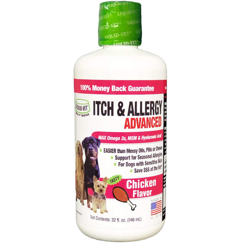 K9 Itch & Allergy Advanced Formula, Chicken Flavor, 32 oz - PawsPlanet Australia