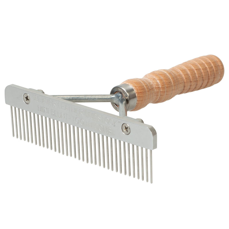 Weaver Livestock Mini Show Comb Wood Handle - BeesActive Australia