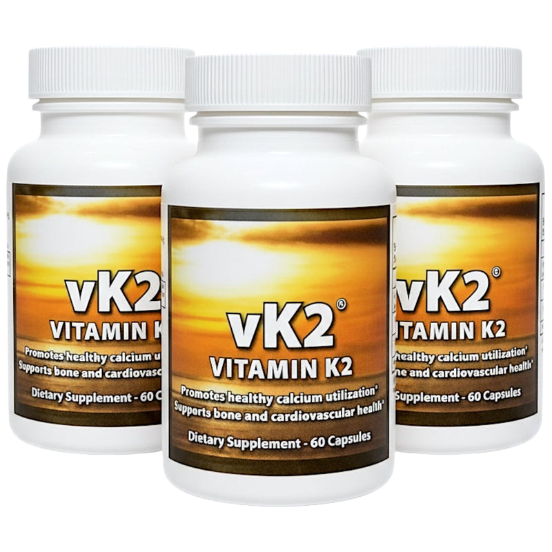 Vitamin Supplement MK-4 + MK-7 – Supports Bone & Cardiovascular Health – D3 Companion – (2 Pack) 2 Pack