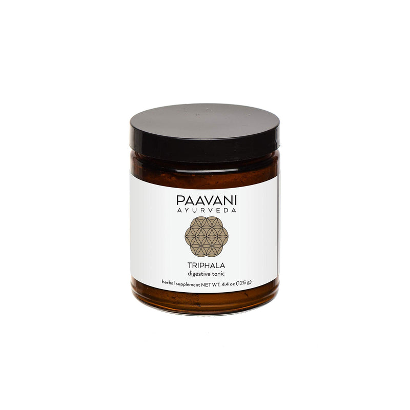 PAAVANI Ayurveda - Triphala Digestive Tonic - Organic Ingredients - Detoxification - Elimination - Rejuvenation - Ayurveda Herb, 9 oz Jar - BeesActive Australia