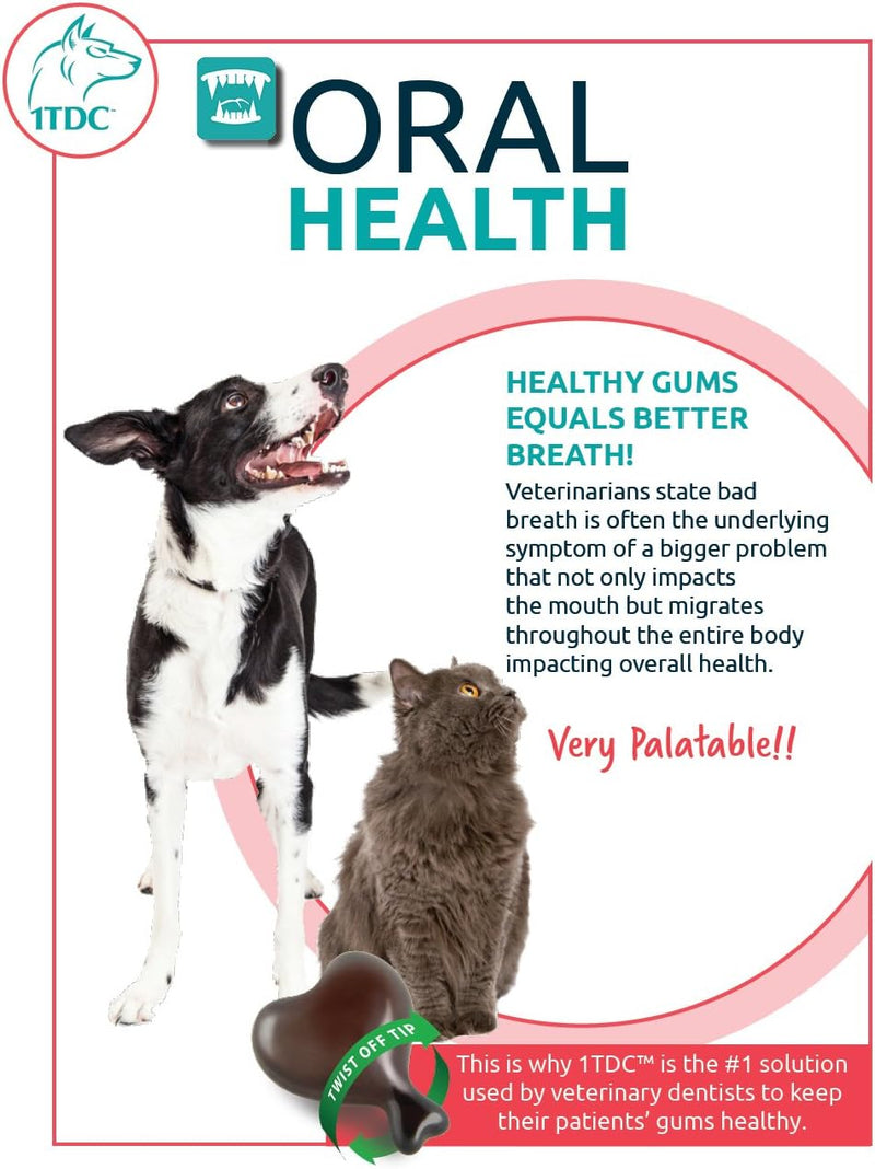 1TDC Dual Action Natural Support Periodontal & Joint Health – Twist Off SoftGels for Dogs & Cats (4- in - 1 Wellness) Supports Oral, Hip & Joint Health, Muscle & Stamina Recovery, Skin & Coat Health 30 SoftGels - BeesActive Australia