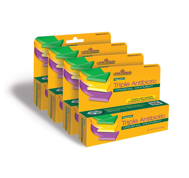Natureplex Triple Antibiotic Original Ointment 0.33 Ounce Tube 4 Pack In The Ointment EP