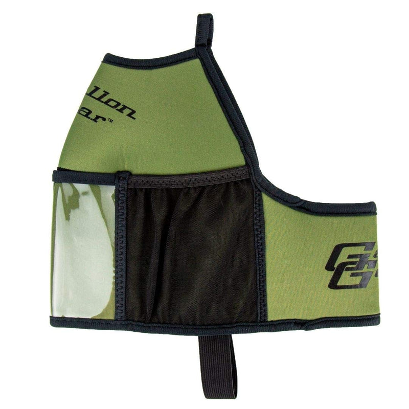 Gallon Gear 1 Gallon Fitness Hydration Cover | Neoprene Insulated Cooling & Portable Gym Water Bottle Carrier | CASE with Storage Pockets Olive Green