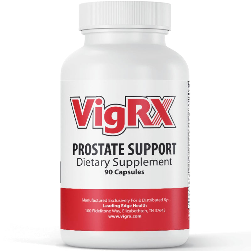 VigRX Prostate Support Supplement for Men - Advanced Saw Palmetto & Herbal Blend - Supports Healthy Urinary Flow, Bladder Emptying & Nighttime Comfort - Prostate Wellness Formula - 90 Capsules