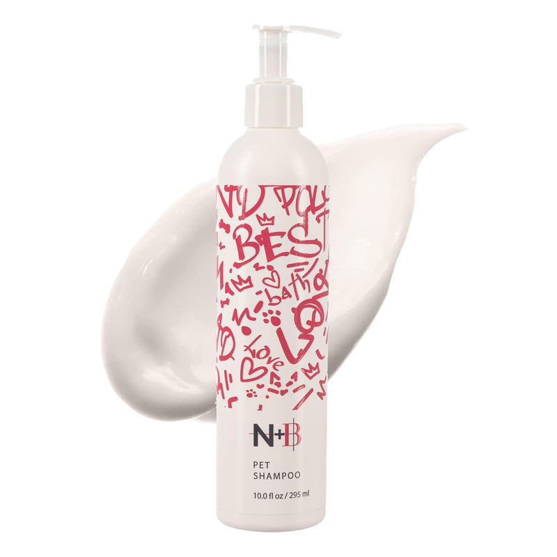 N+B Dog Shampoo | Shampoo for Dogs w/Coconut Oil, Organic Aloe Vera & Argan Oil | Grooms & Enhances Coat & Fur’s Natural Shine | Anti-Itch, Hypoallergenic, Eliminates Odor | 10oz - PawsPlanet Australia