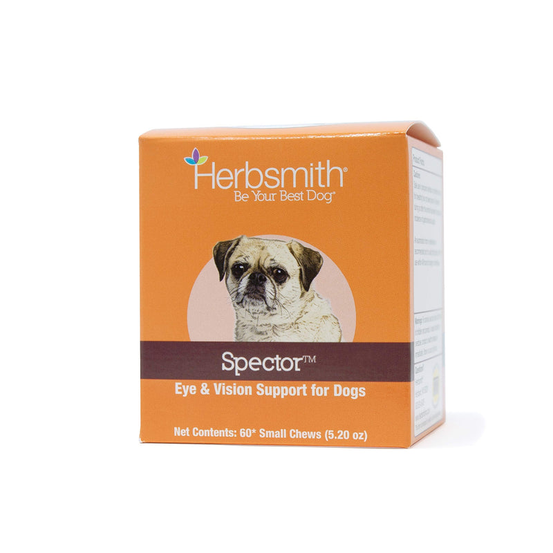 Herbsmith Spector - Eye and Vision Support for Dogs - Repair Greying to The Eyes - Senior Supplement for Dogs - Antioxidant for Dogs - 60ct Small Chews 60ct Small Chews (For Dogs Under 30lbs) - BeesActive Australia