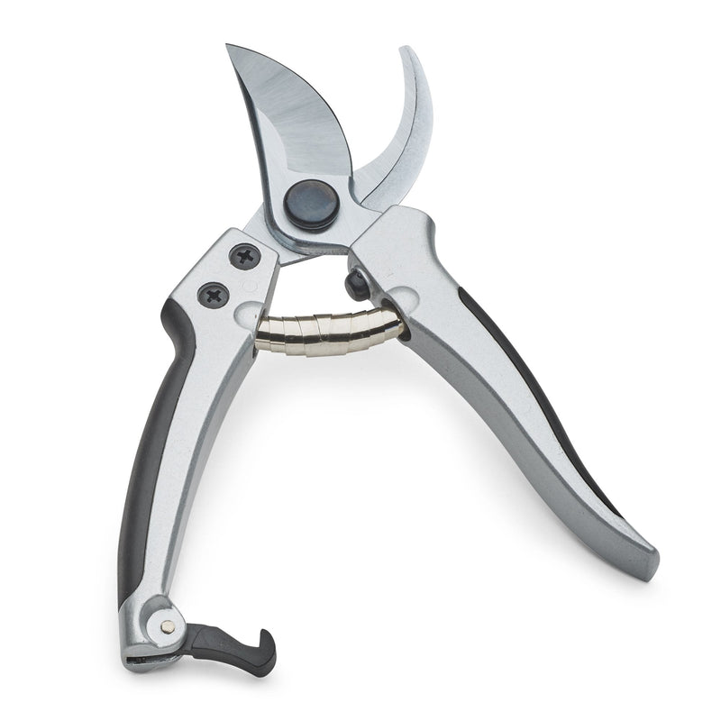 Kings County Tools 8" Steel Bypass Pruner | Spring-Loaded Snap Catch | Cast Aluminum with Rubber Surface Grips | Works Best with Green Branches and Material - BeesActive Australia
