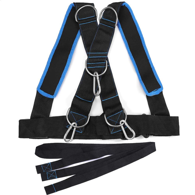 Training Sled Harness Vest with Pull Strap, Tire Pulling Resistance Speed Training Youth to 36" Girth - BeesActive Australia