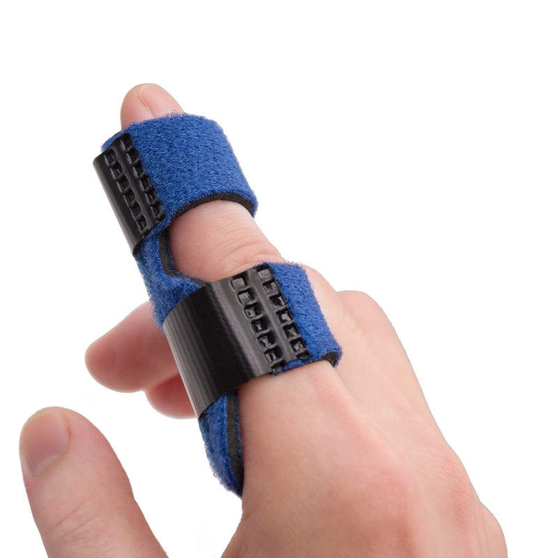 Trigger Finger Splints, Finger Brace for Pain Relief Sport Injuries, Basketball, Senior Tendon Release Blue - BeesActive Australia