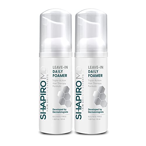 Shapiro MD Hair Growth Experts Leave-In Daily Foam for Thinning Hair 1.69 Count (Pack of 2)