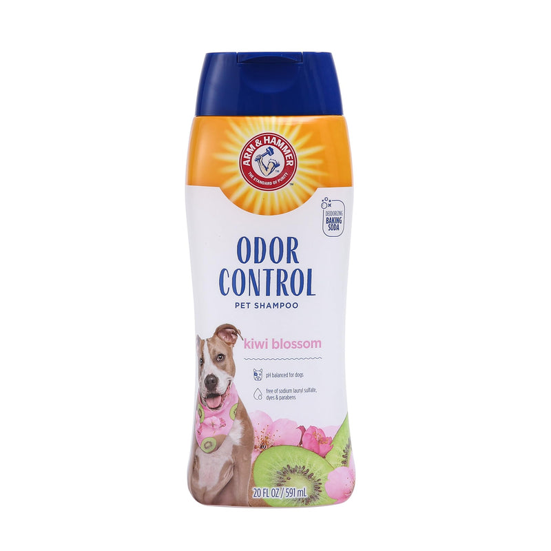 Arm & Hammer Super Deodorizing Shampoo For Dogs - Odor Eliminating Dog Shampoo For Smelly Dogs & Puppies With Arm & Hammer Baking Soda -- Kiwi Blossom Scent, 20 Fl Oz,White 20 Fl Oz (Pack of 1) - BeesActive Australia