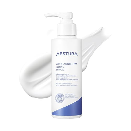 AESTURA ATOBARRIER365 Lightweight Korean Face Moisturizer with Ceramides | Strengthens Barrier, Fast-Absorbing Hydration, Suitable for Dry, Normal & Sensitive Skin, 150ML / 5.07 fl. Oz. 5.07 Fl Oz (Pack of 1)