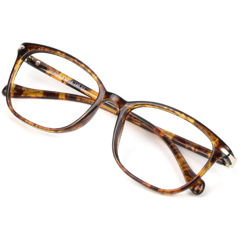 VisionGlobal Blue Light Blocking Glasses for Women/Men, Anti Eyestrain, Computer Reading, TV Glasses, Stylish Square Frame, Anti Glare(Tortoise,+1.25 Magnification) 04_nola_tortoise 1.25 x - BeesActive Australia