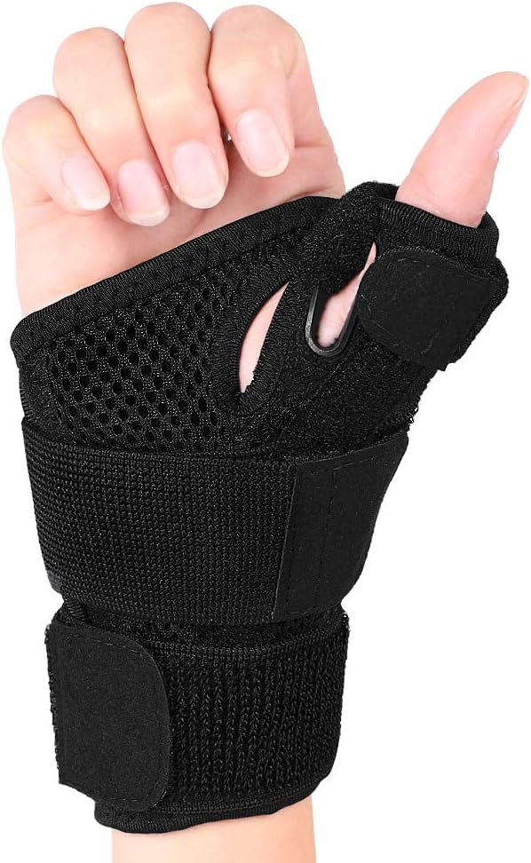 Dr.Welland Reversible Thumb & Wrist Stabilizer splint for BlackBerry Thumb, Trigger Finger, Pain Relief, Arthritis, Tendonitis, Sprained and Carpal Tunnel Supporting, Lightweight and Breathable S/M - BeesActive Australia
