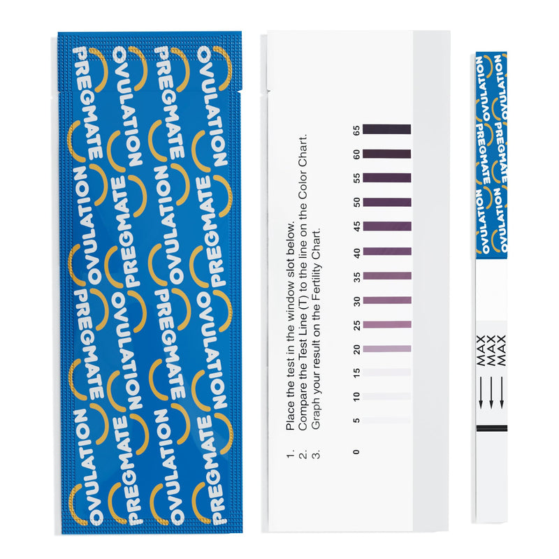 Pregmate 50 Ovulation Test Strips with Numerical LH Result Quantitative Predictor Kit (50 Count) - BeesActive Australia