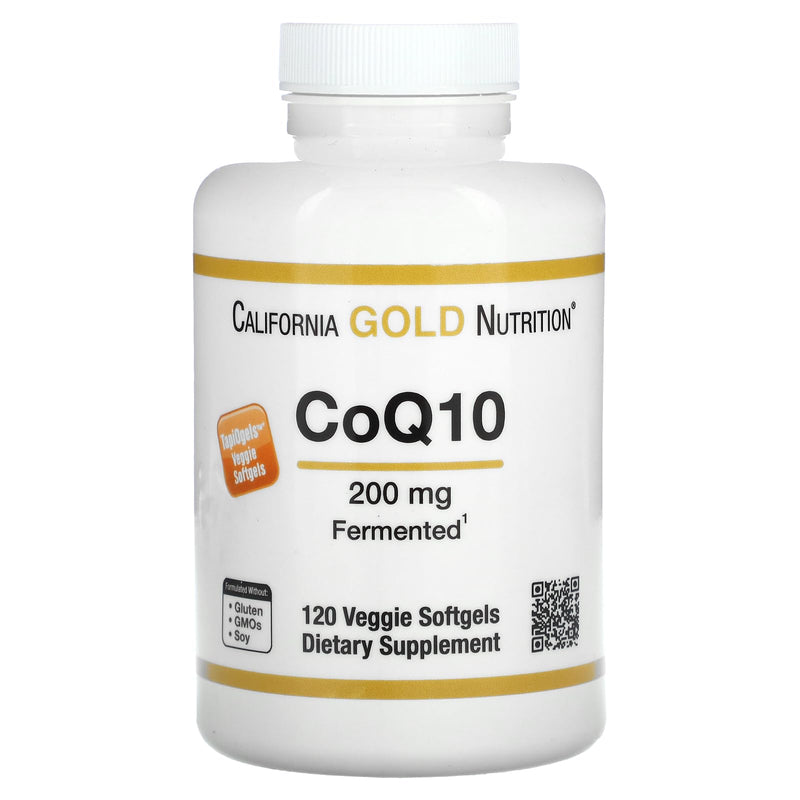 California Gold Nutrition CoQ10, 200 mg, 120 Veggie Softgels