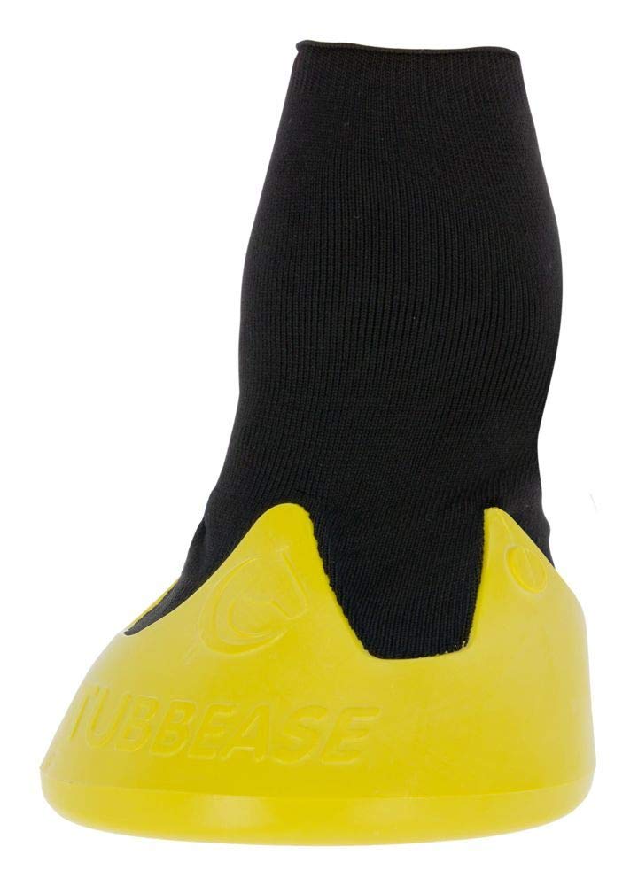 TUBBEASE Hoof Soaking Boot - Essential Hoof Care - Short Term Equine Hoof Soaking Boot for Hoof Treatments with Horses and Ponies. Simple, Breathable Design - for Use in Stable - Hoof Sock 7" (Yellow) - BeesActive Australia